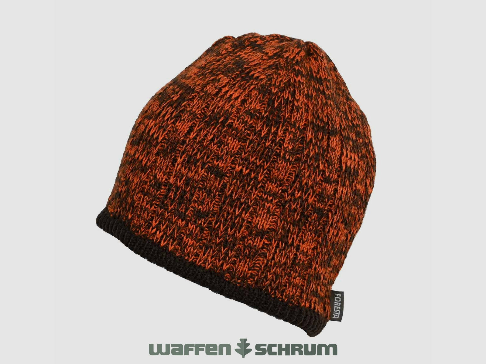 Foresta knitted reversible hat orange