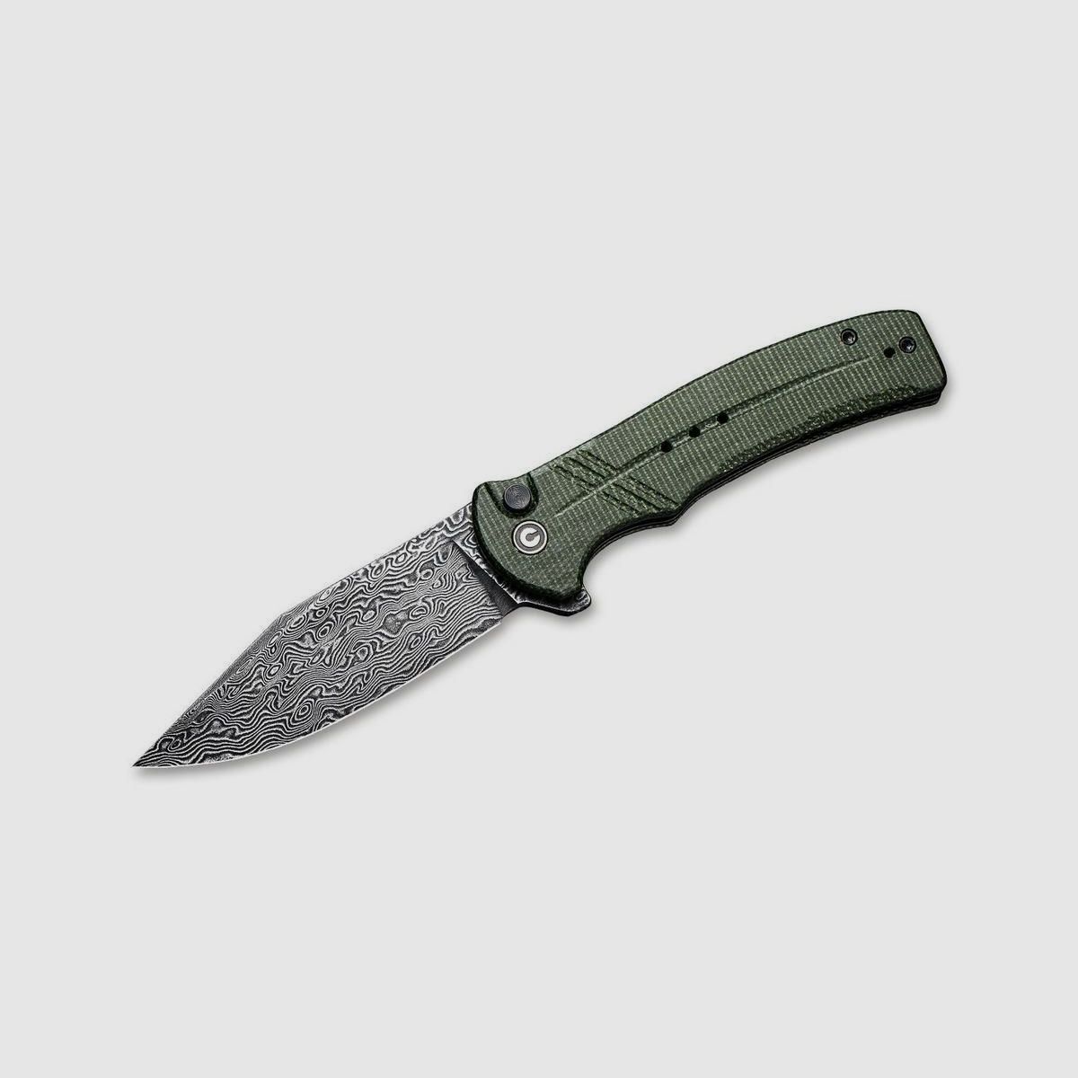 CIVIVI Cogent Damast Micarta Grün Taschenmesser, Bild 2 von 14