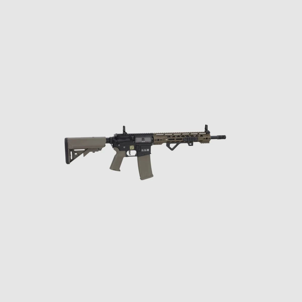 SA M4 Carbine M-LOK (RRA SA-P14 PRIME™ Aster II ETU BLDC™) Rifle Airsoft Libre a partir de 18 - Negro/Verde -F-
