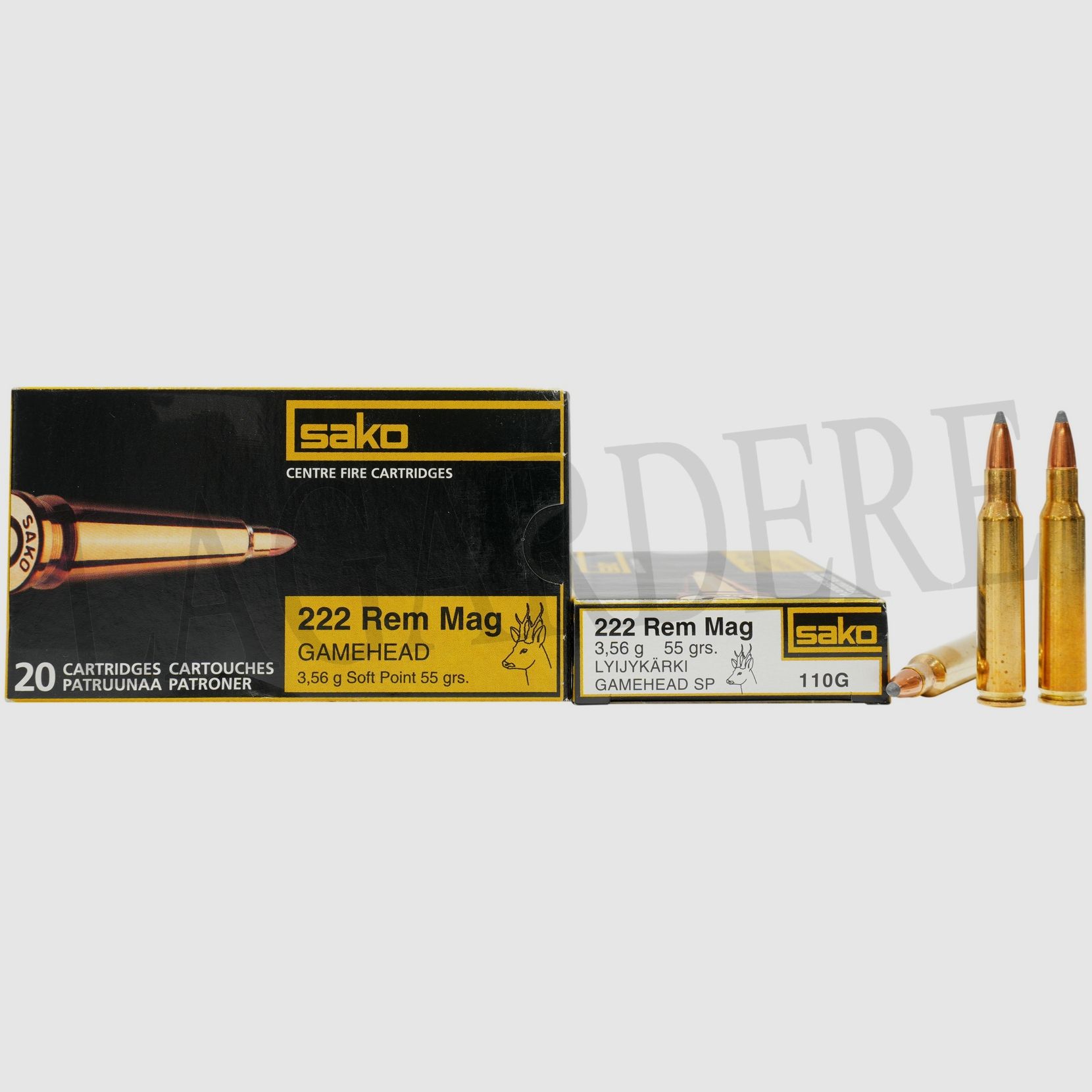 SAKO GAMEHEAD SP 55 GRS (cartucho con bala)