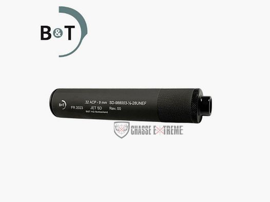 Suppressor B&T JET 1/2X28 Cal 32 ACP
