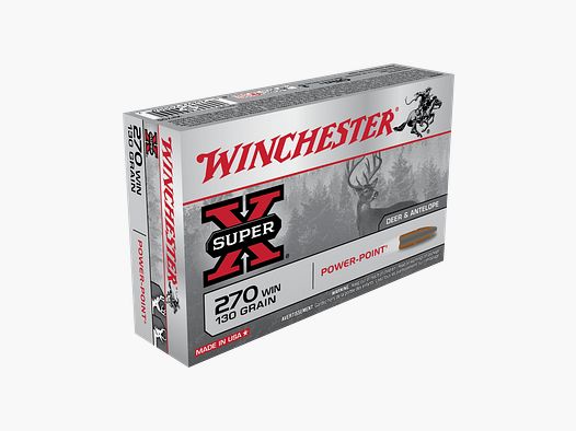 Munitions Winchester 270WIN 130GR PP