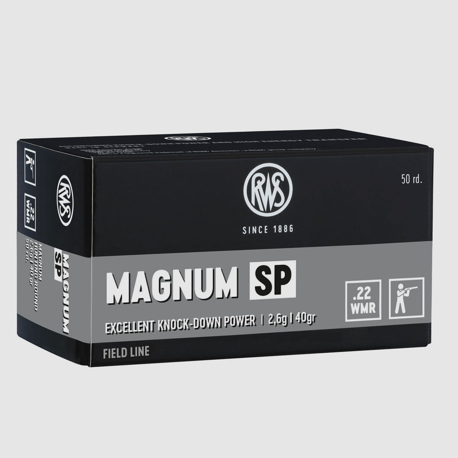 RWS .22WinMag Magnum SP 2,6g - 40gr