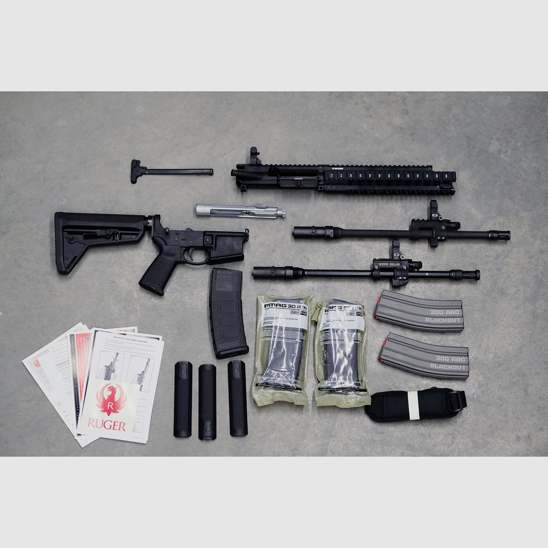 Ruger SR-556 «BLACKOUT» Takedown, image 1 of 7