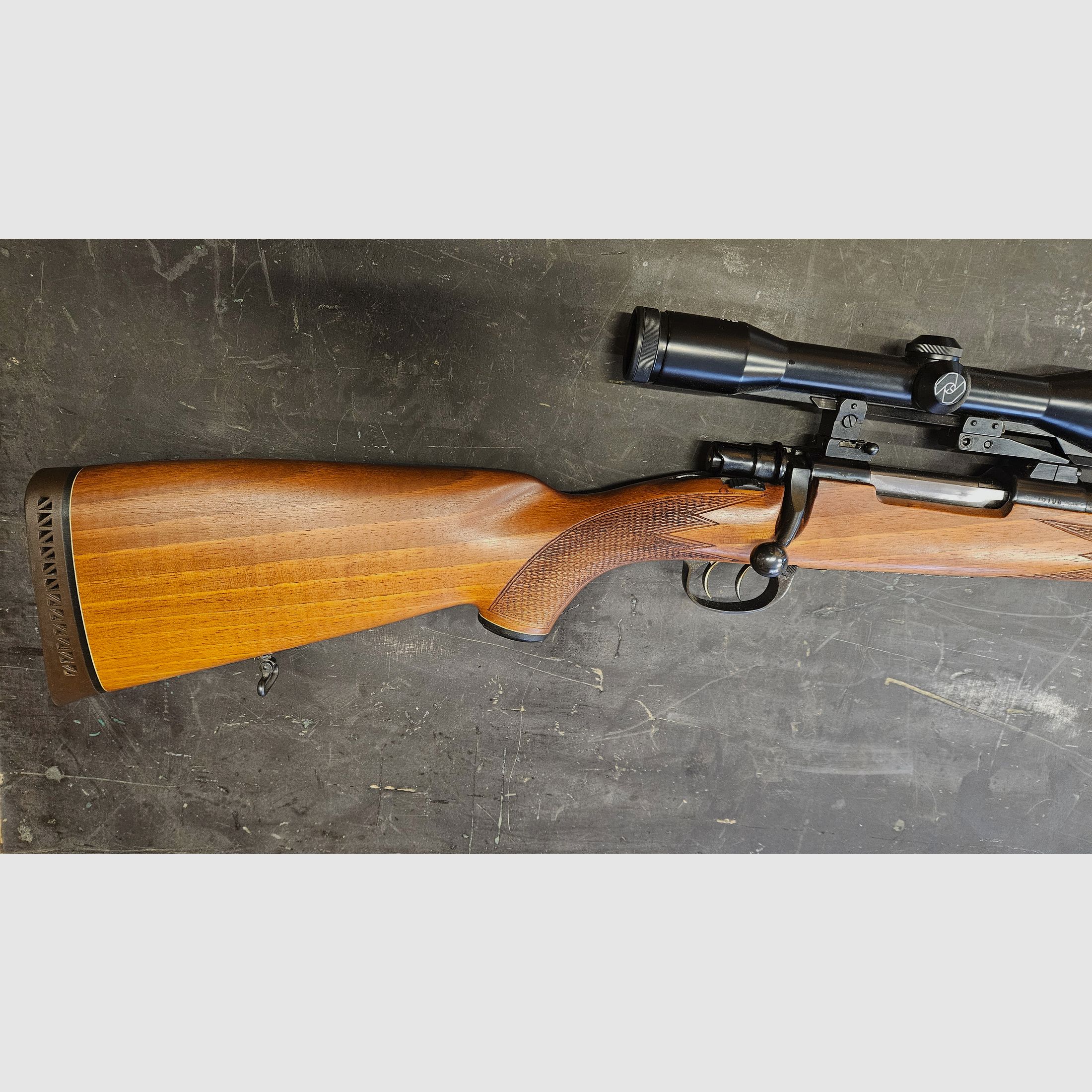 Zastava 98er in 7x64 with Zeiss scope in 6x42
