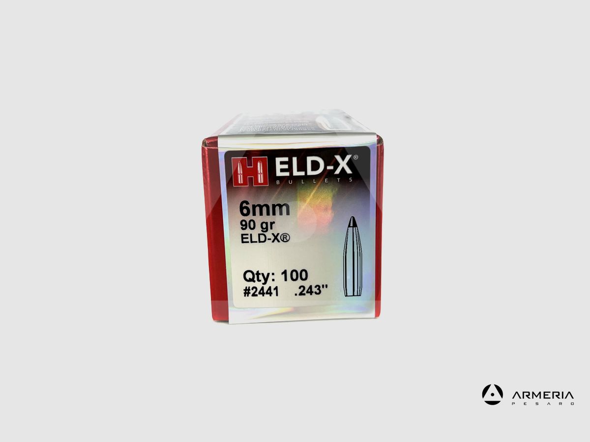 Hornady ELD-X Geschosse Kaliber 6mm 90 Grain – 100 Stück #2441, Bild 2 von 2