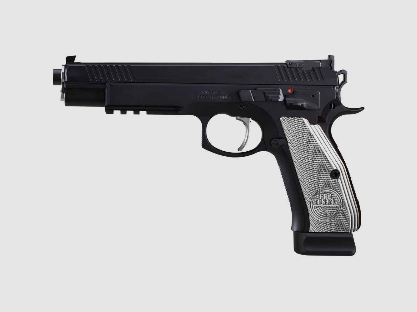 CZ75 SP-01 Pistole ProTuning TAIPAN in 9mm Luger Schwarz / Silber - CZ
