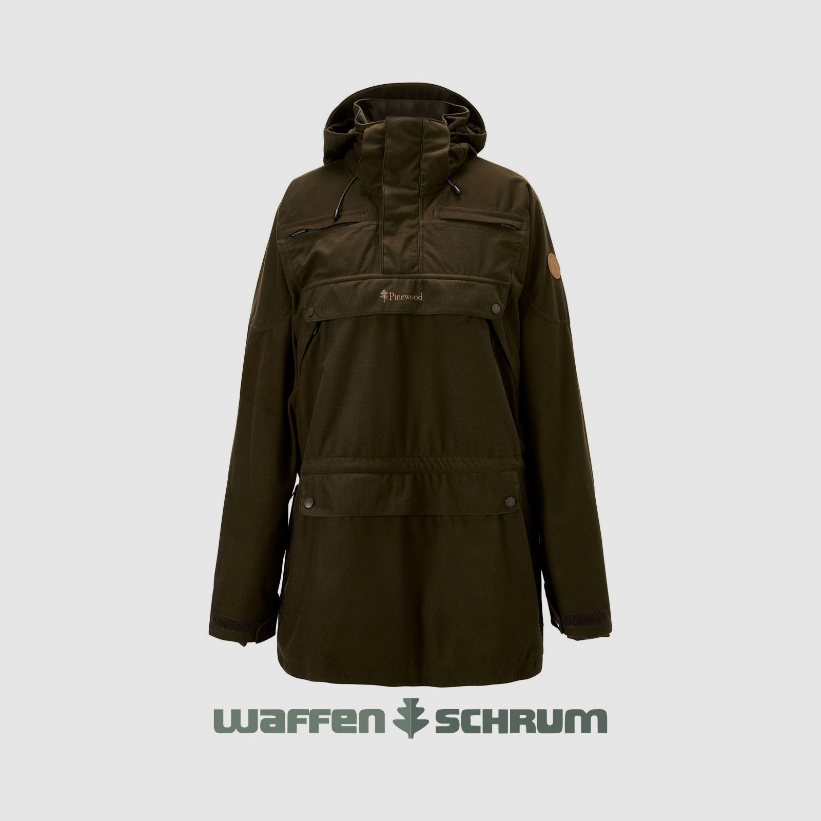 Smock en pin de Furudal Chasseurs en daim marron