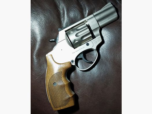 Ekol Viper 2,5 Zoll Chrom mit Holzgriff 9mm R.K. (PTB 1062)