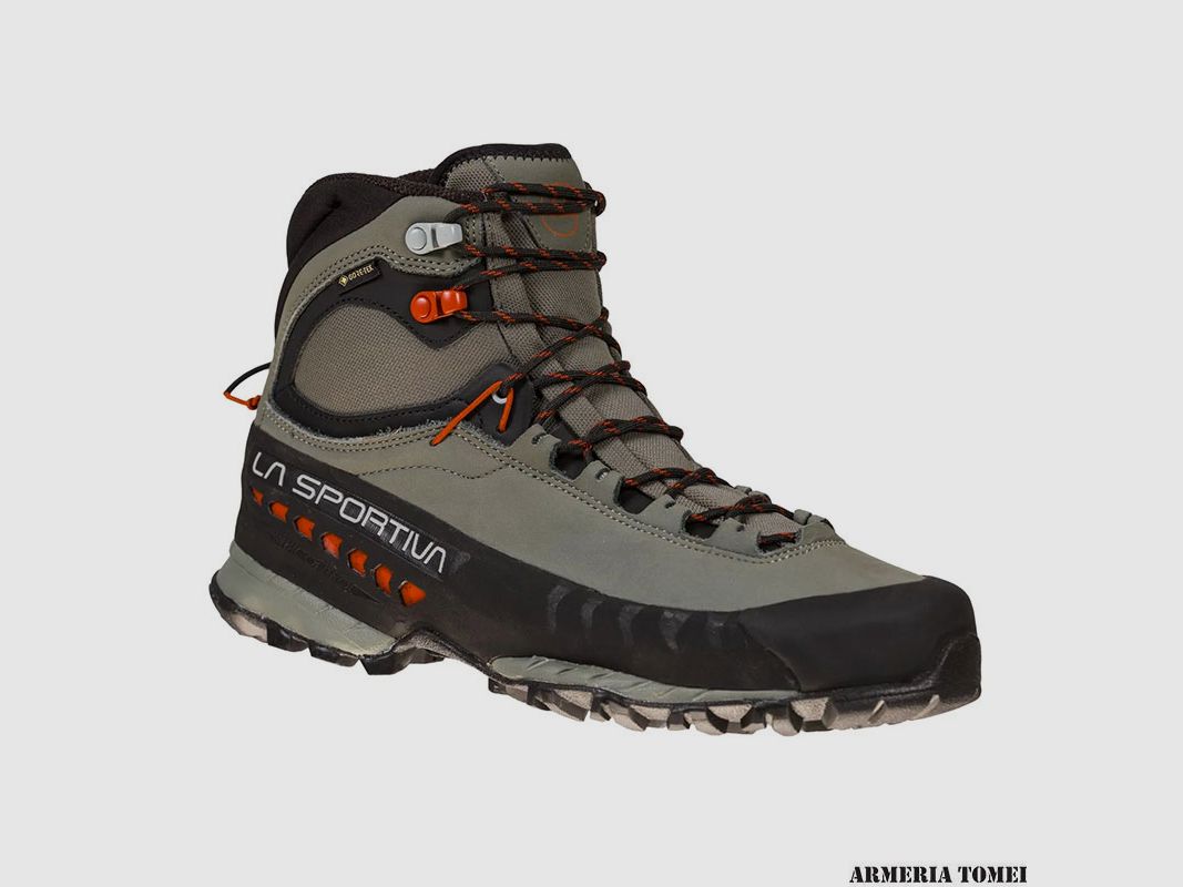CHAUSSURES DE RANDONNÉE – HOMME – LA SPORTIVA – TX5 GTX Clay/Saffron, image 1 sur 5