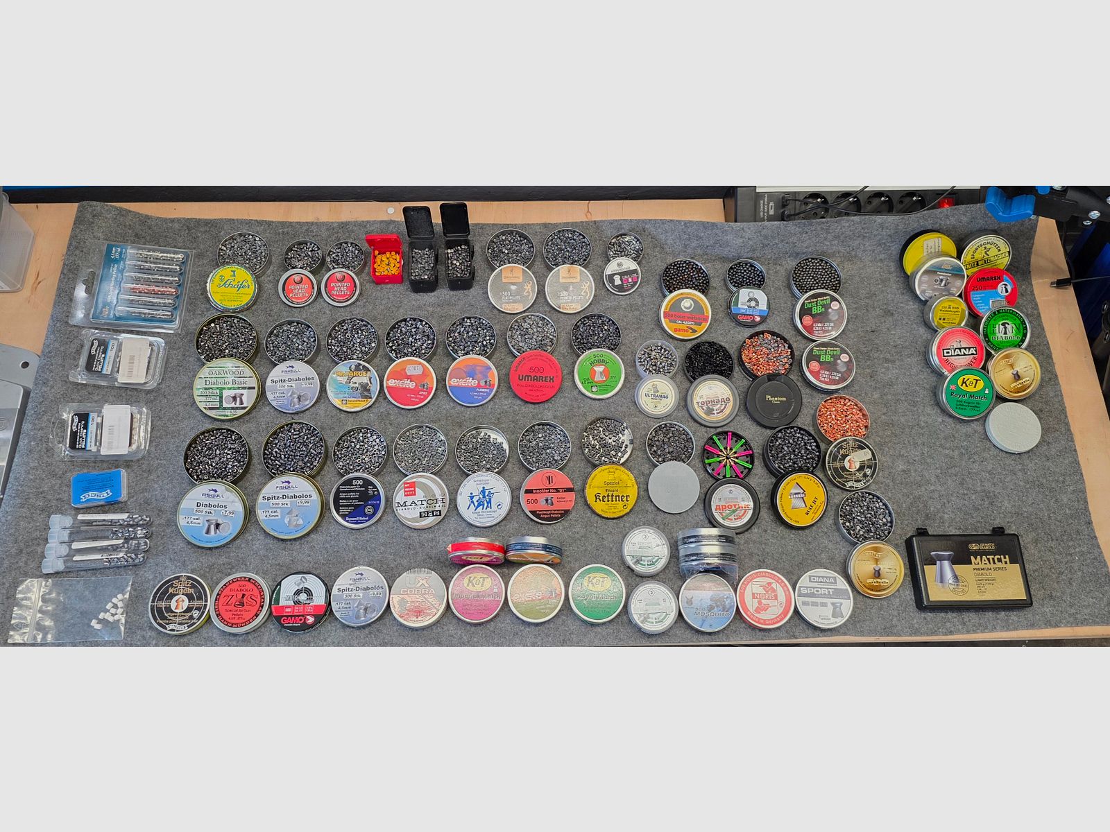 11kg !!! Bundle Diabolo 4.5mm Balls Ammunition Spring Pressure Gas Co2 Air Rifle Air Pistol Match