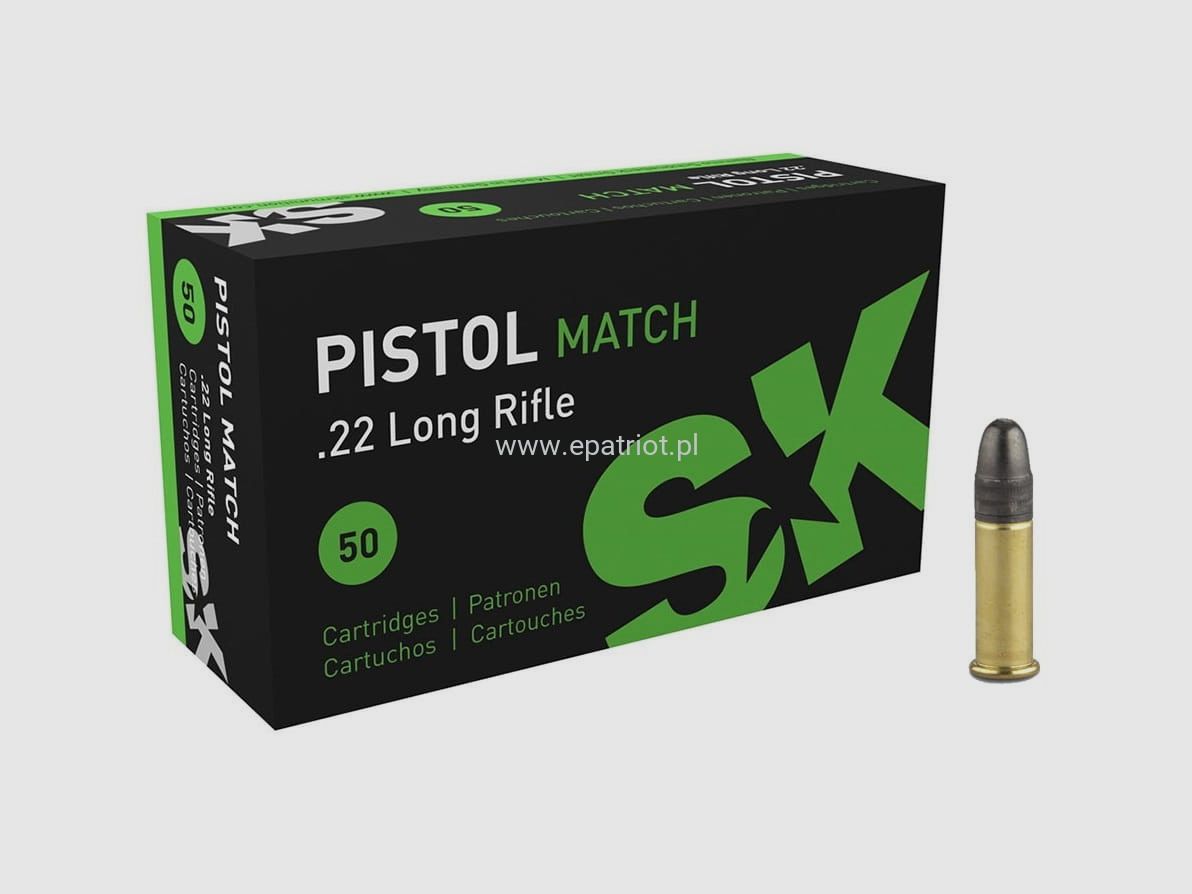 Amunicja Lapua .22 LR SK Pistol Match 2,59 g/40 gr