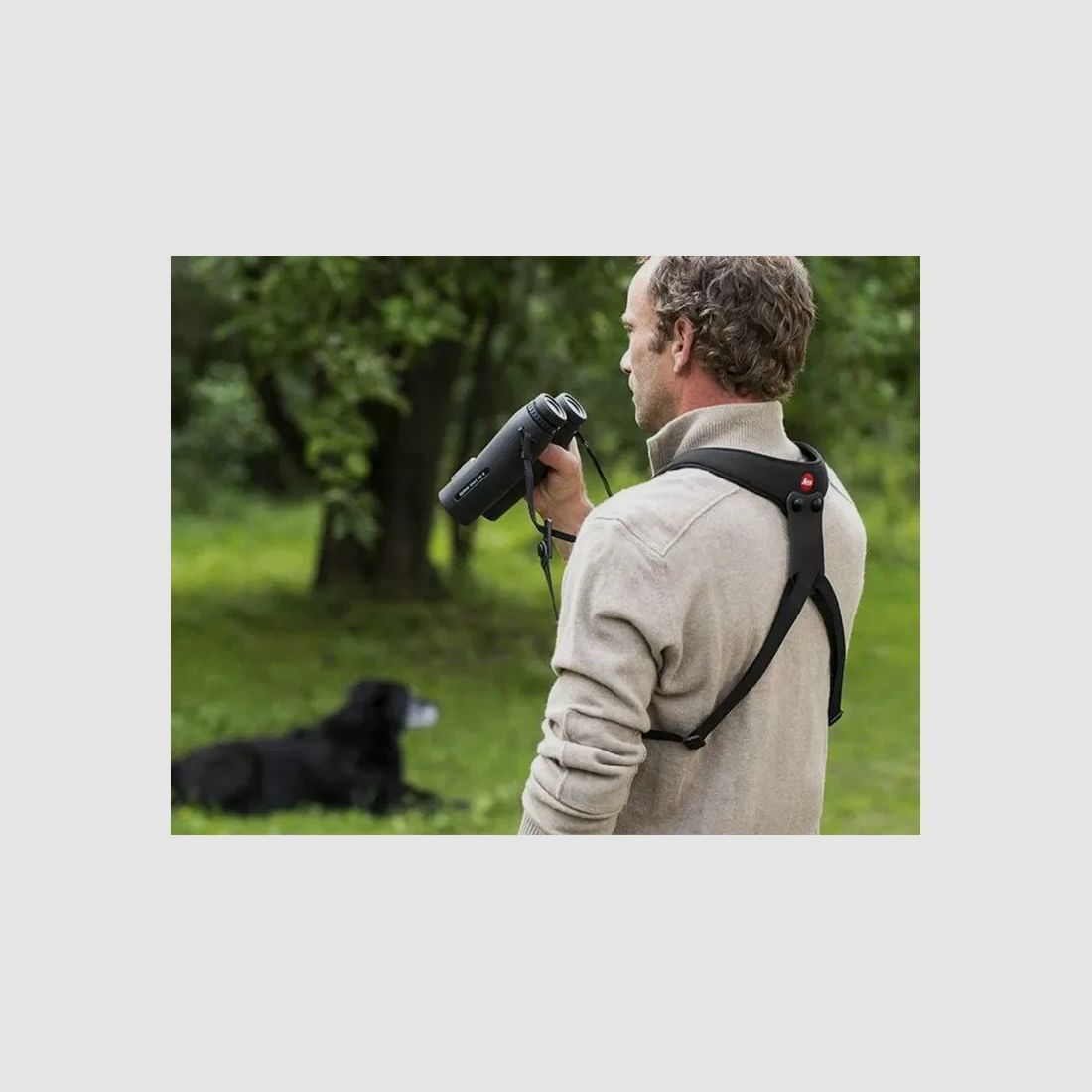 Leica Neopren-Fernglasriemen Sport, schwarz, Bild 2 von 5
