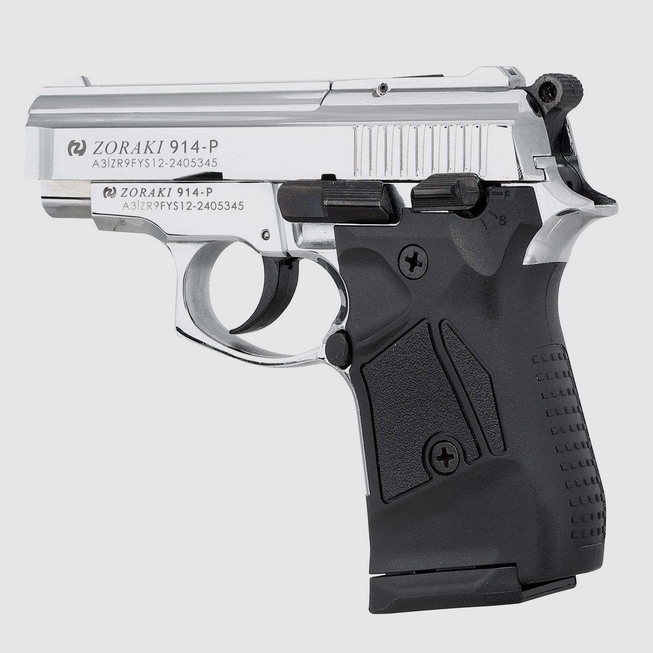 ZORAKI 914 Chrome 9 mm P.A.K. – pistola a salve – spedizione in tutta l’UE