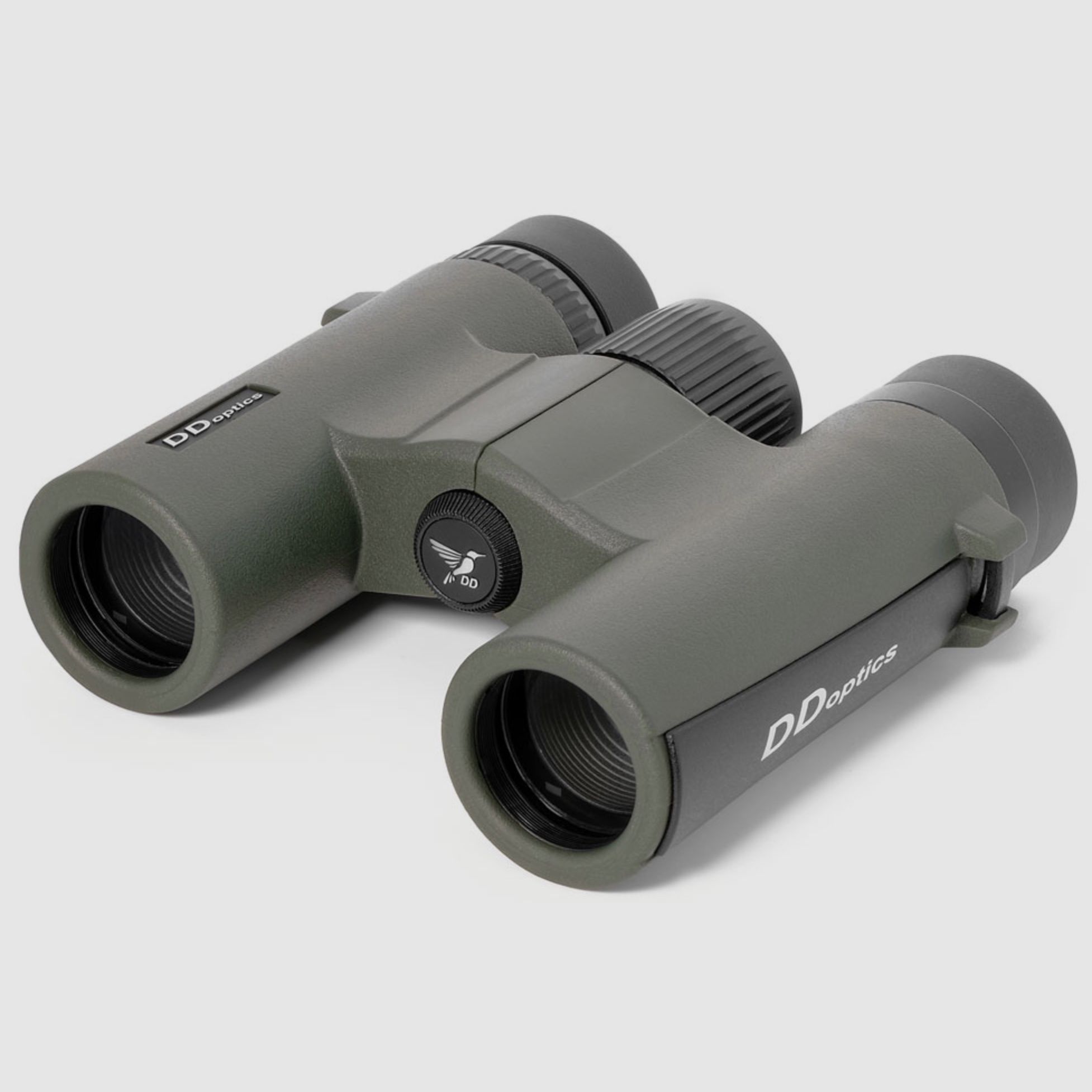 DDoptics 440120035 Fernglas Kolibri 8x25 Gen3 grün mit Tasche und Trageriemen