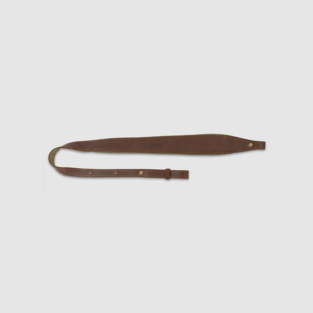 Gewehrtasche Huetter Typ "Cobra" aus Leder und grünem Wildleder, Bild 1 von 2