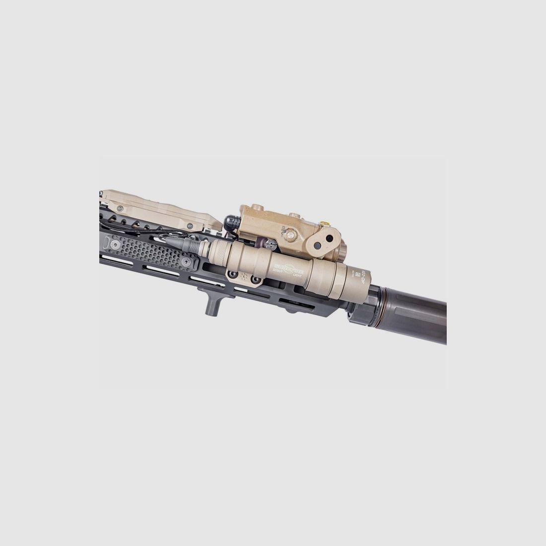 ARISAKA DEFENSE HANDGUARD ARISAKA DEFENSE SIDE SCOUT LIGHT MOUNT FOR M-LOK HANDGUARD, FDE, image 3 of 8