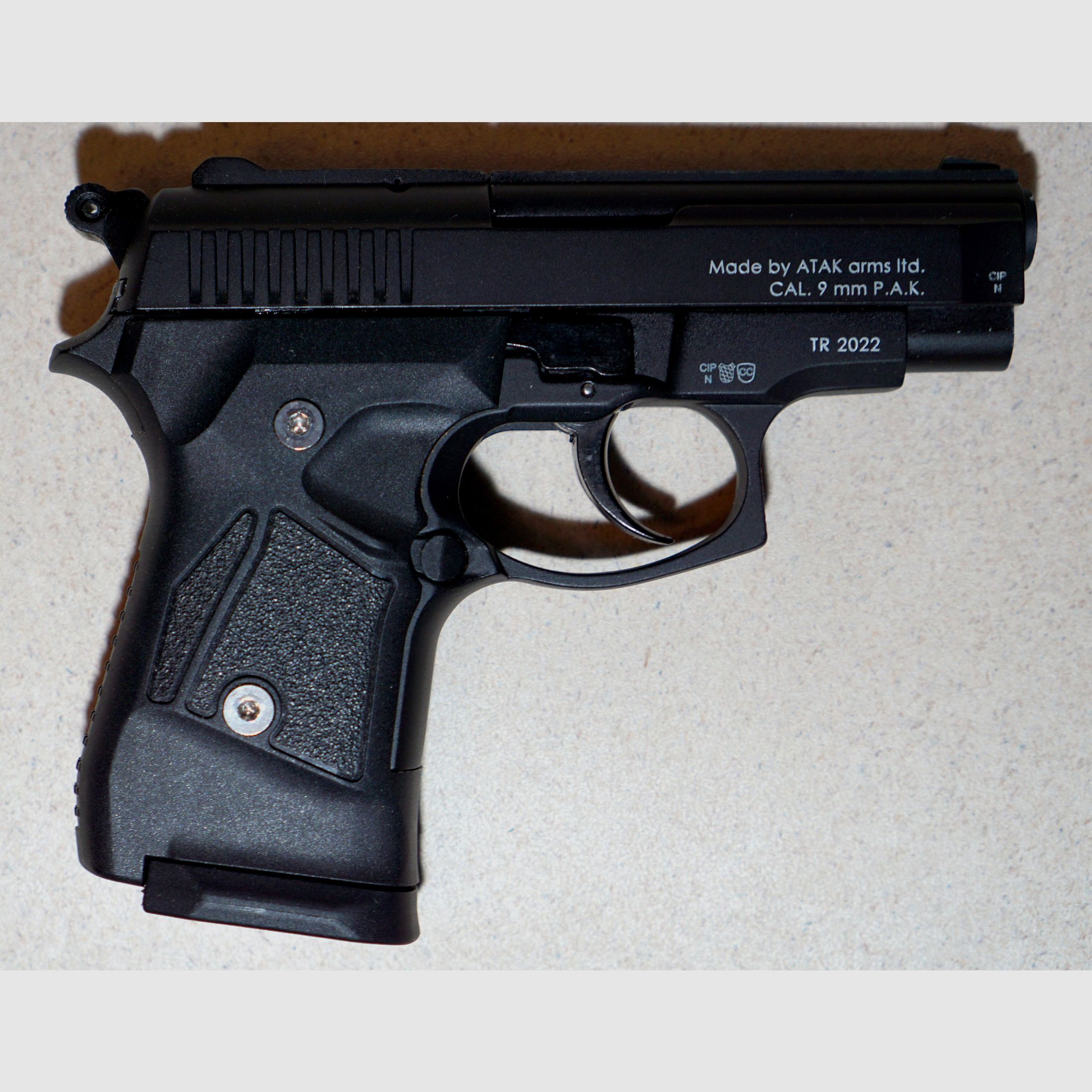 Zoraki 914 brüniert Schreckschuss Pistole 9mm P.A.K. neuwertig!