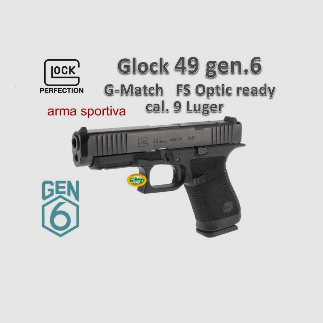 GLOCK 49 G-Match Gen.6 cal.9x19 Optic Ready