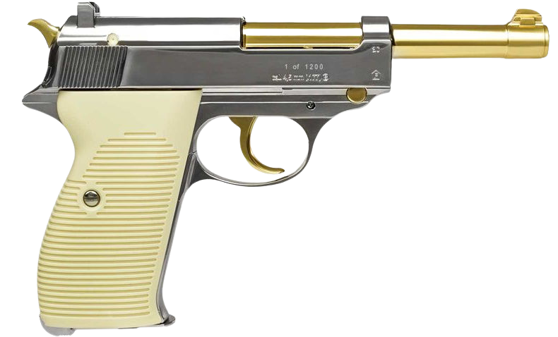 Walther P38 モデルガン ゴールド Walther P38 9mm. – American Golden Weapons Inc