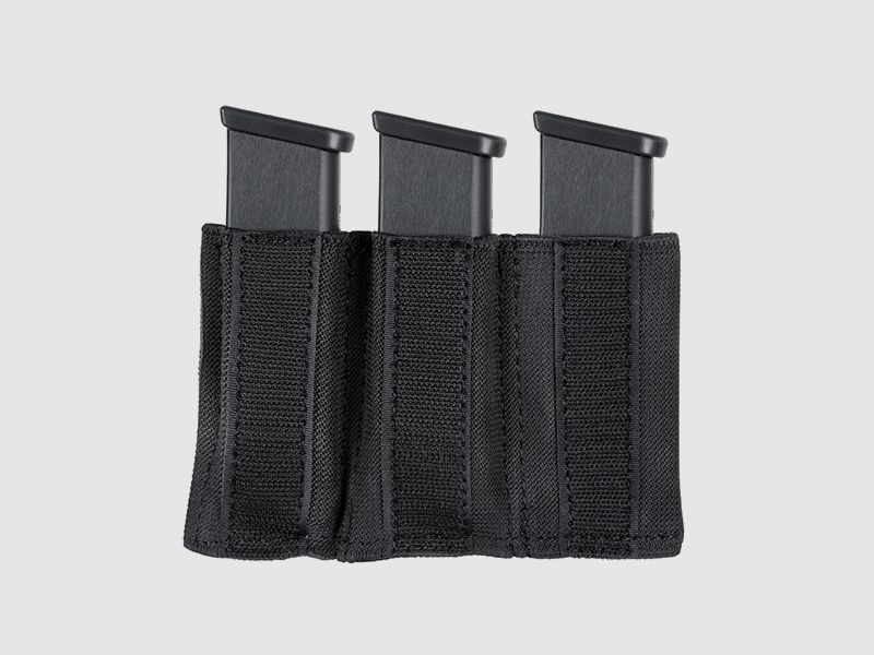 Plate Carrier Triple Pistol Magazine Insert - Black [8FIELDS]