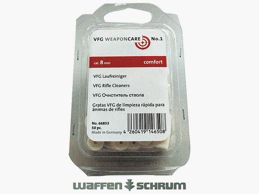 VFG Laufreiniger Filz Kaliber 8mm Comfort 50 Stück