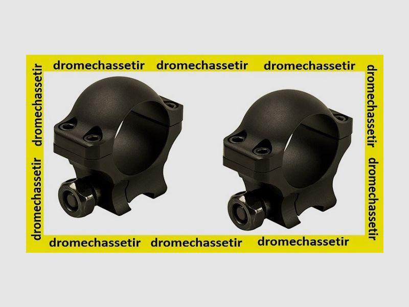 Verstärkte Montage-Ringe mit einem Durchmesser von 25,4 mm für 11 mm Schiene, schwarz