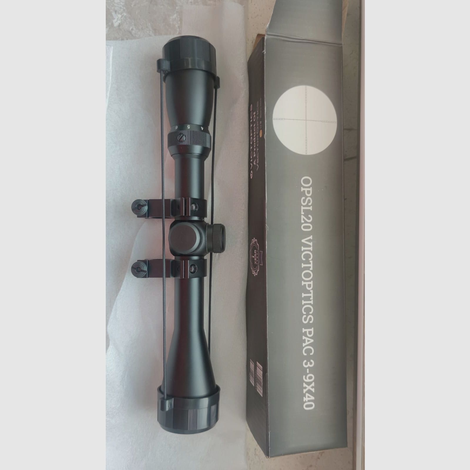 Opsl20 3 9x40 telescopio de mira