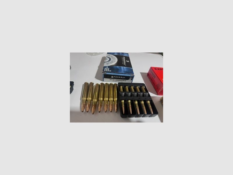 Konvolut Munitionspaket .30-06 Springfield – Federal / GECO / S&B – NUR ABHOLUNG 30 06 / 3006/ 30