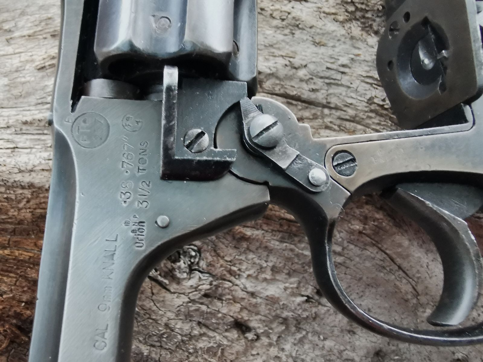 Enfield No.2 MK I WKII oryginalny przerobiony na 9mm R Knall wolny od 18 roku życia