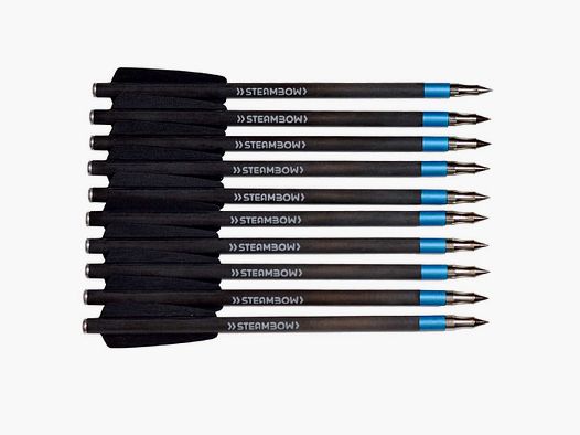 Juego de 10 flechas de carbono Steambow AR-Series