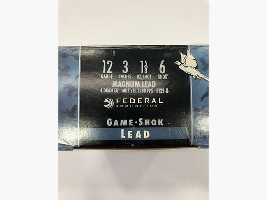 FEDERAL CARTUCHOS C 12 MAG PLOMO 6