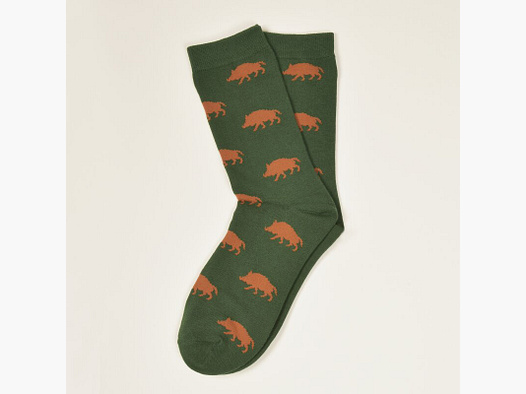 Krawattendackel Socken Wildschwein