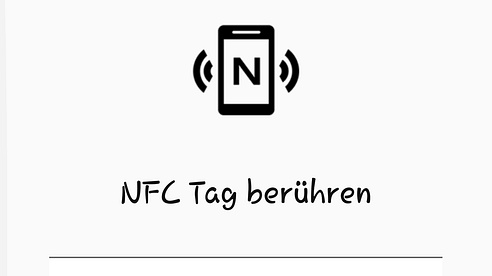 Laut Leise per NFC Aufkleber