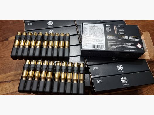 320 bossoli .308 RWS Target Elite Plus, sparati una sola volta