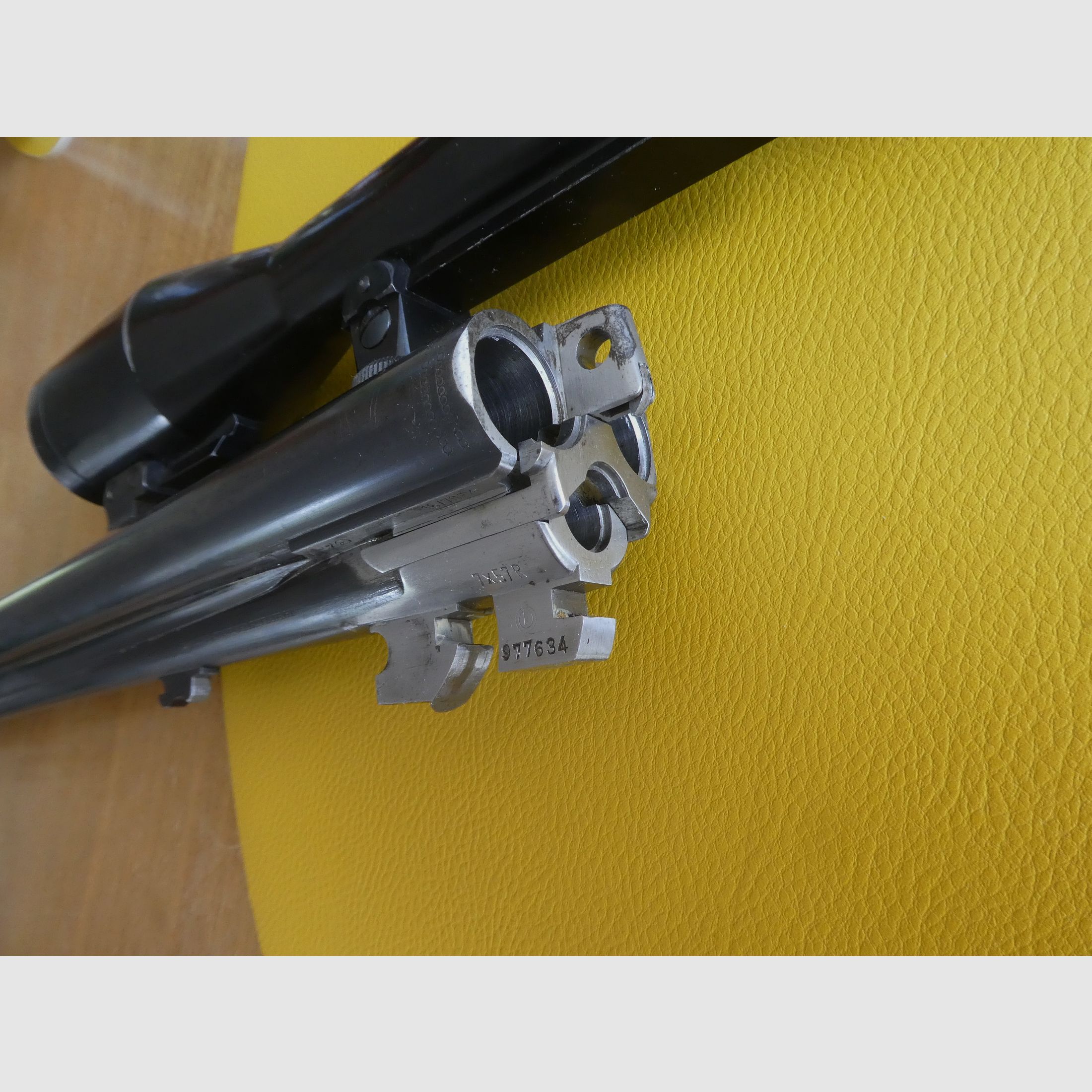 Suhler Drilling Mod 32 im Kaliber 16/70 und 7x57R, Q1 gestempelt