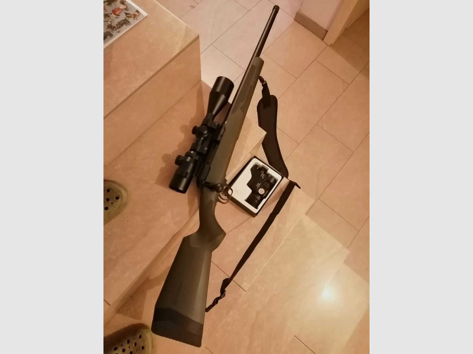 Repeater savage cal.308 with scope and Pard