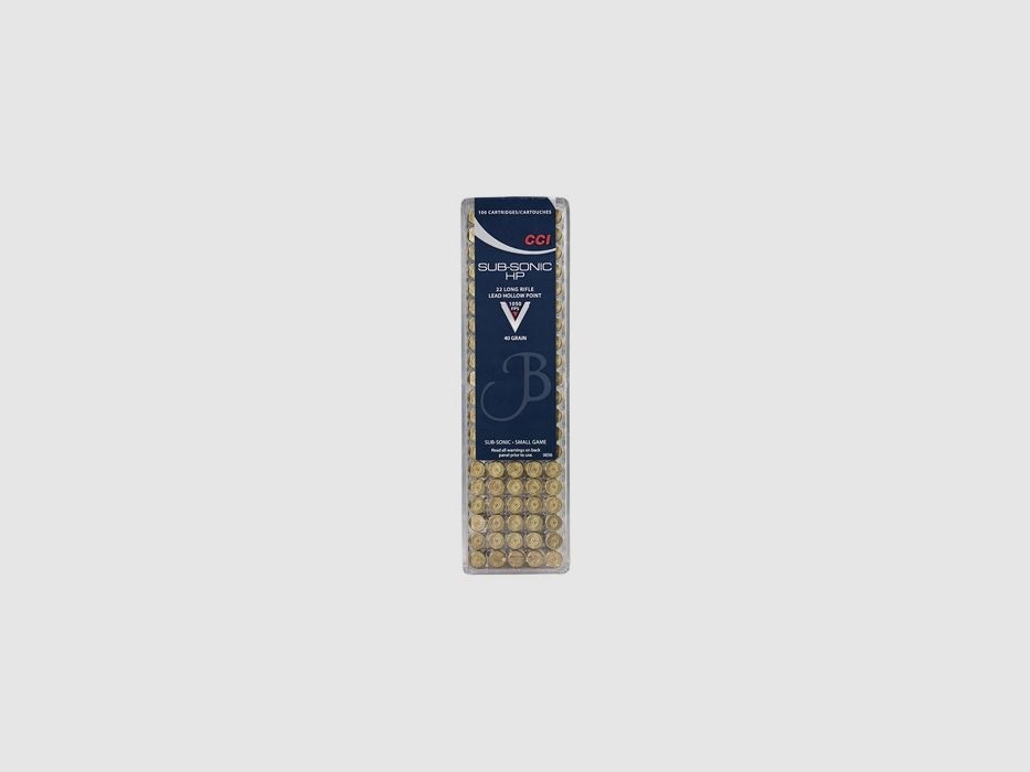 CCI 22LR Subsonic 40gr