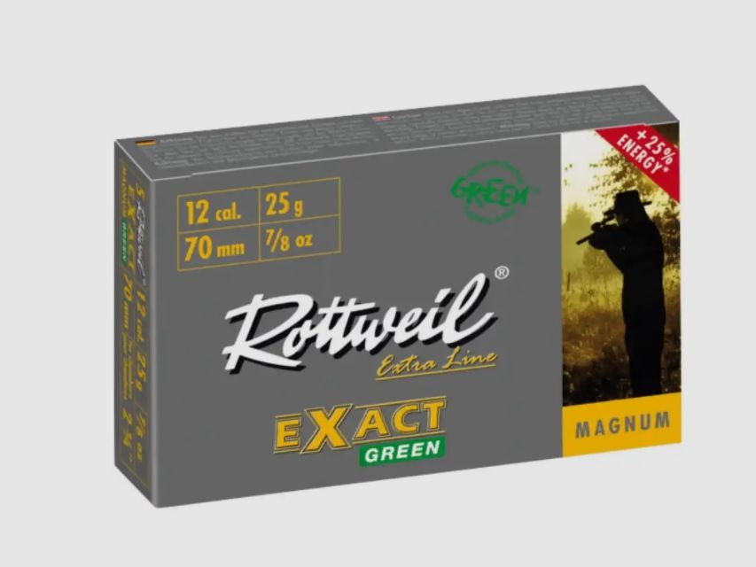 Exact Green 12/70 Mag - 25g (a5) lead-free