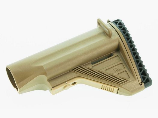 Heckler & Koch HK417 / MR308 Schulterstütze konkav mit kurzem Verstellhebel, RAL8000
