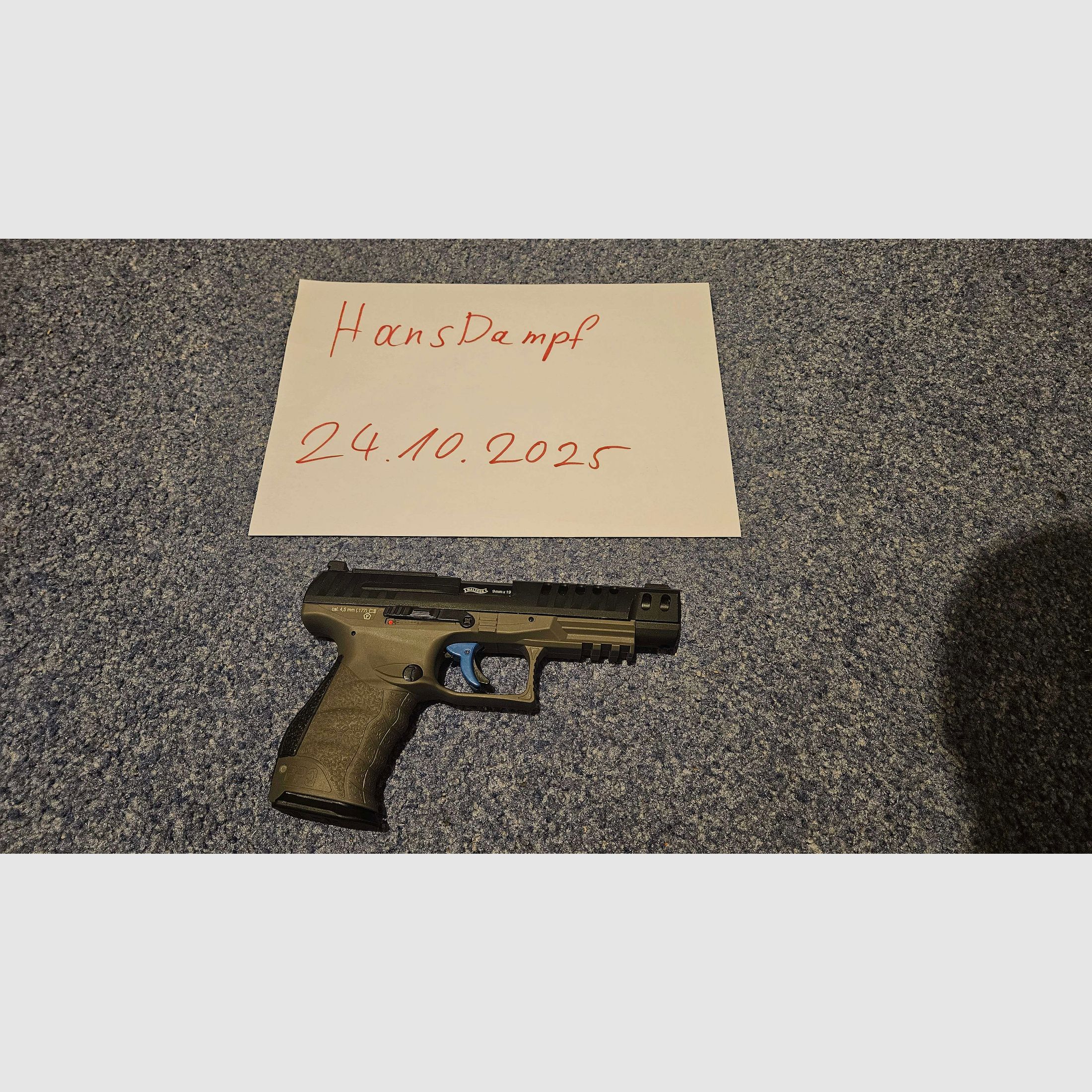 Walther CO2 pistol Walther Q5 Match 5