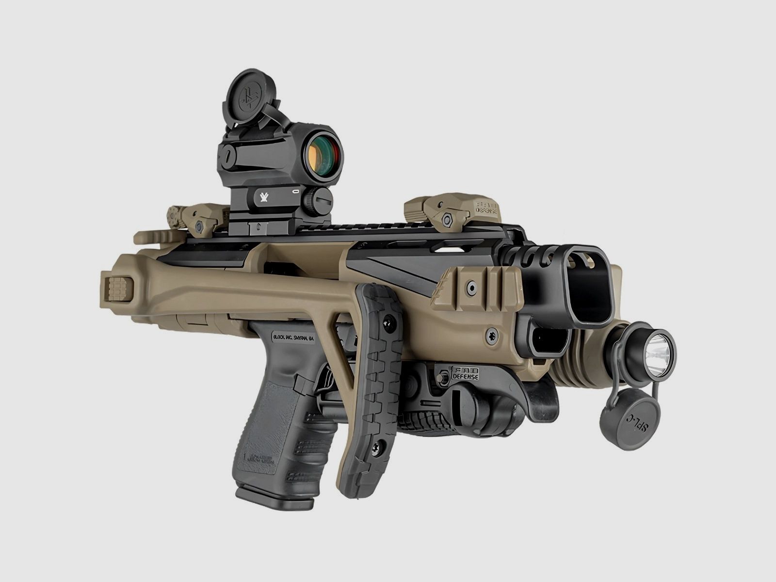 Fab Defense – Conversione Glock KPOS Scout (kit SCOUT Advanced) – Color sabbia, immagine 4 di 11