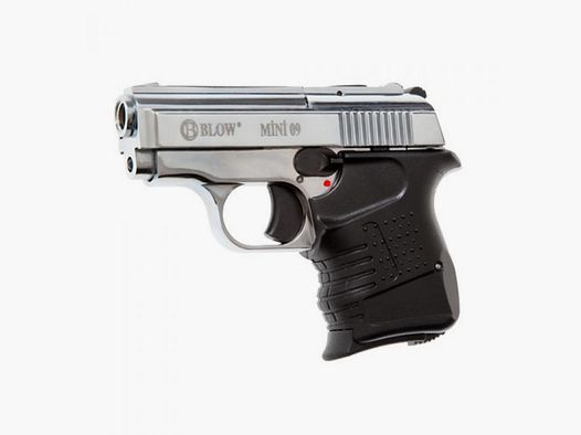 BLOW MINI Matte Chrome 9mm P.A.K. | Compact - Blank / Schreckschuss - Nieuw / New - EU Verzending / EU Shipping