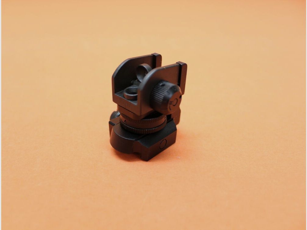 UTG - Leapers UTG Detachable Rear Sight Compact (MNT-950CS) Light Weight AR-15 A2 Dioptervisier f. Picatinnyprofil