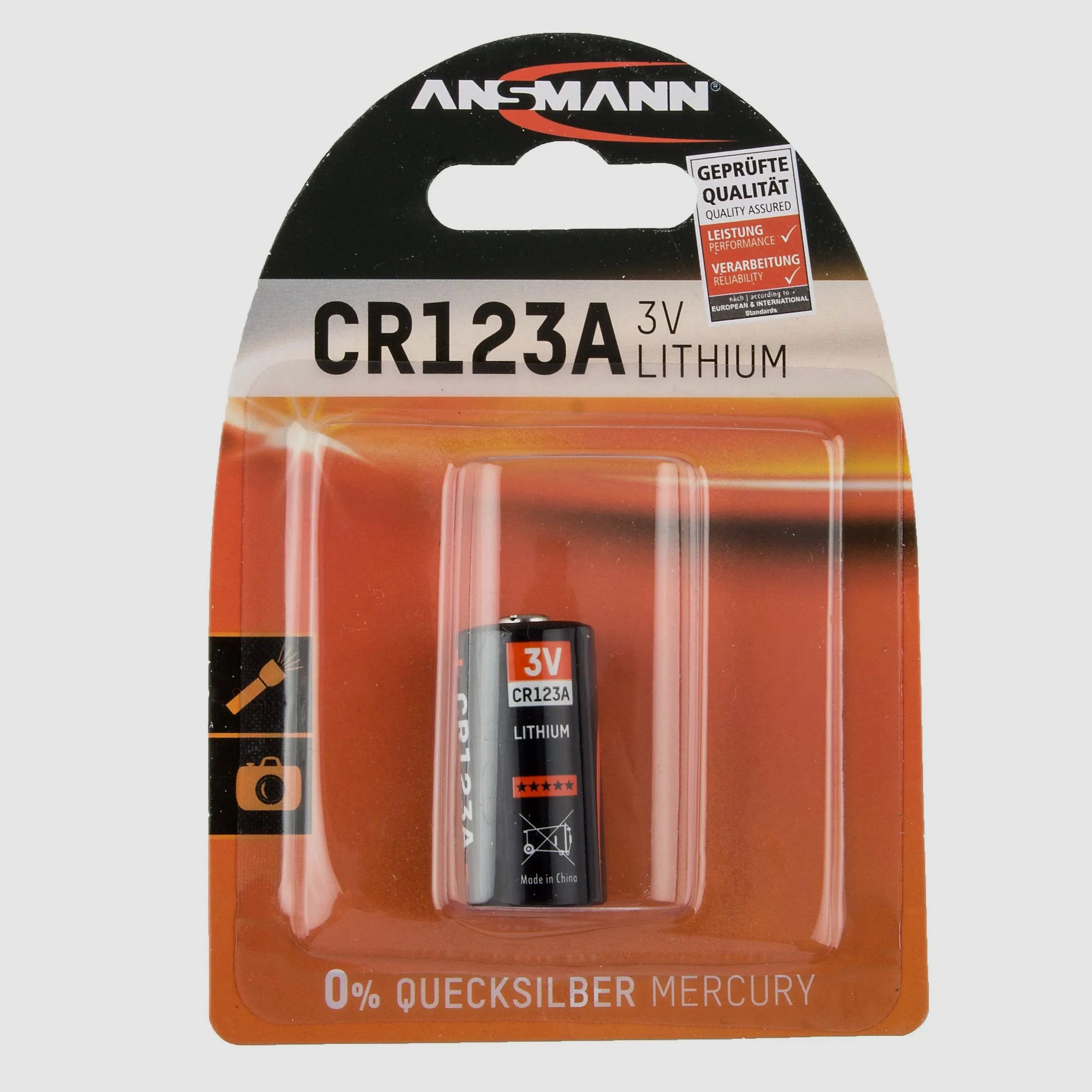 Ansmann Lithium Foto Batterie CR123A