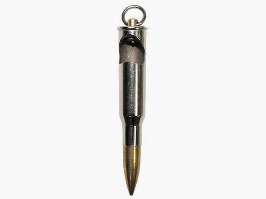 Anhänger-Patrone, "Mosin", silber, mit Flaschenöffner