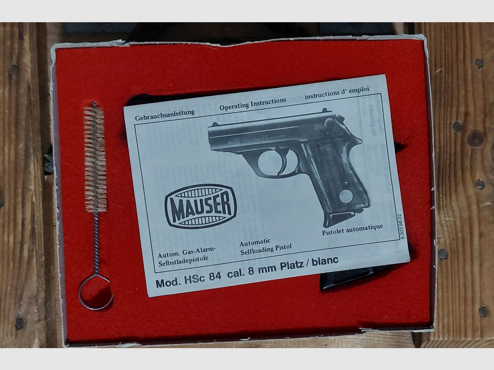 HSC 84 - Mauser - (PTB 335/2) PK800 RG8 RG9 no P99 p88 Zoraki HW94 glock Walther HSC84