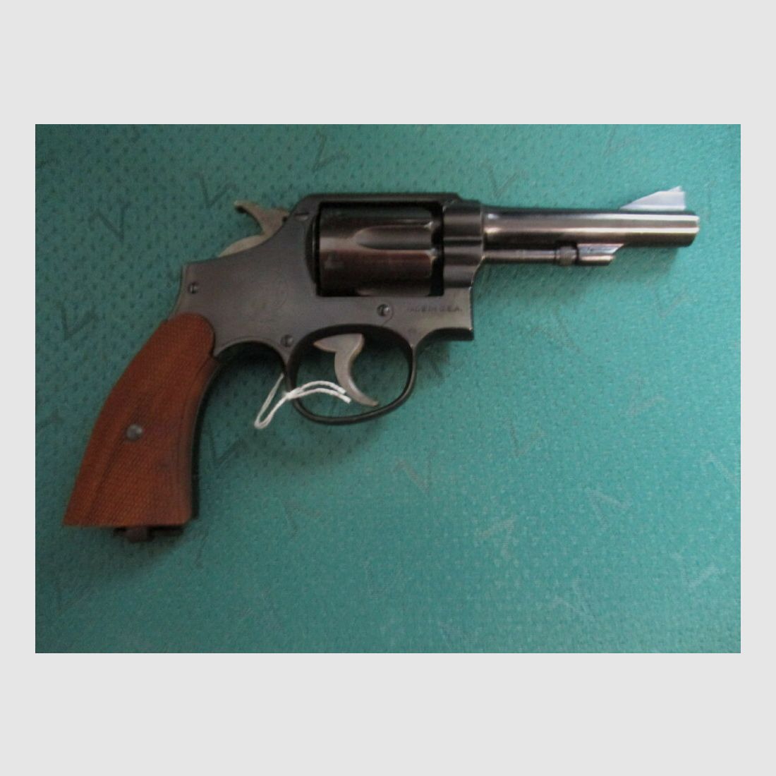 Revovler Victory Modell, Smith & Wesson GHD Stempel brit. Beschuss M1905 modifiziert, Bild 2 von 2