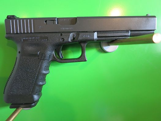 Pistole GLOCK 17L, 6" Lauf, 9 mm Luger, solideste/präziseste Waffe von Glock       #74