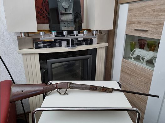 Fusil à air antique probablement d'Oscar Wills